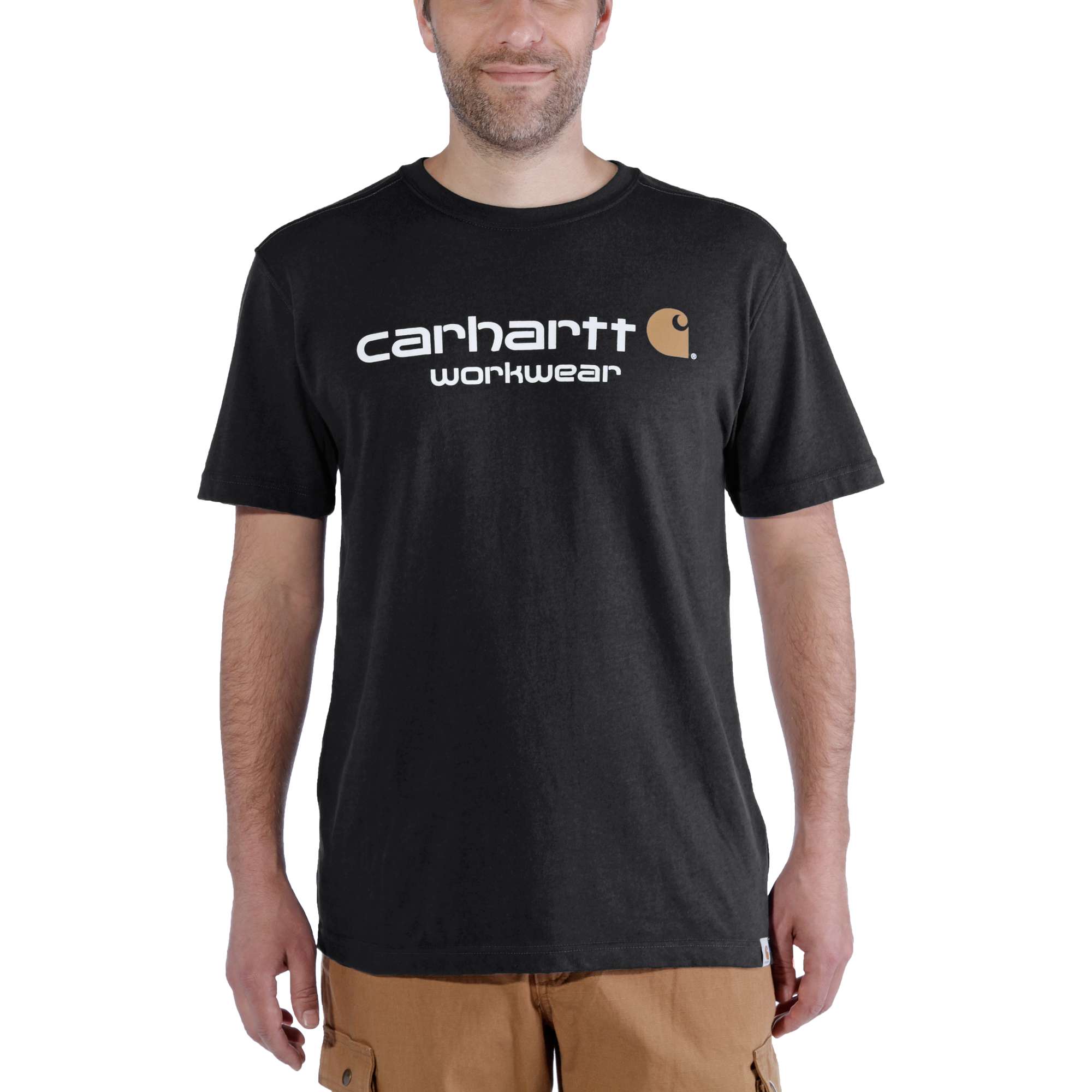Carhartt Herren T-Shirt Carhartt Core Logo, Schwarz