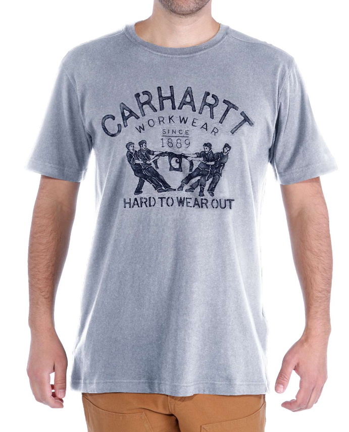 Carhartt Herren T-Shirt Hard to wear out, Grau