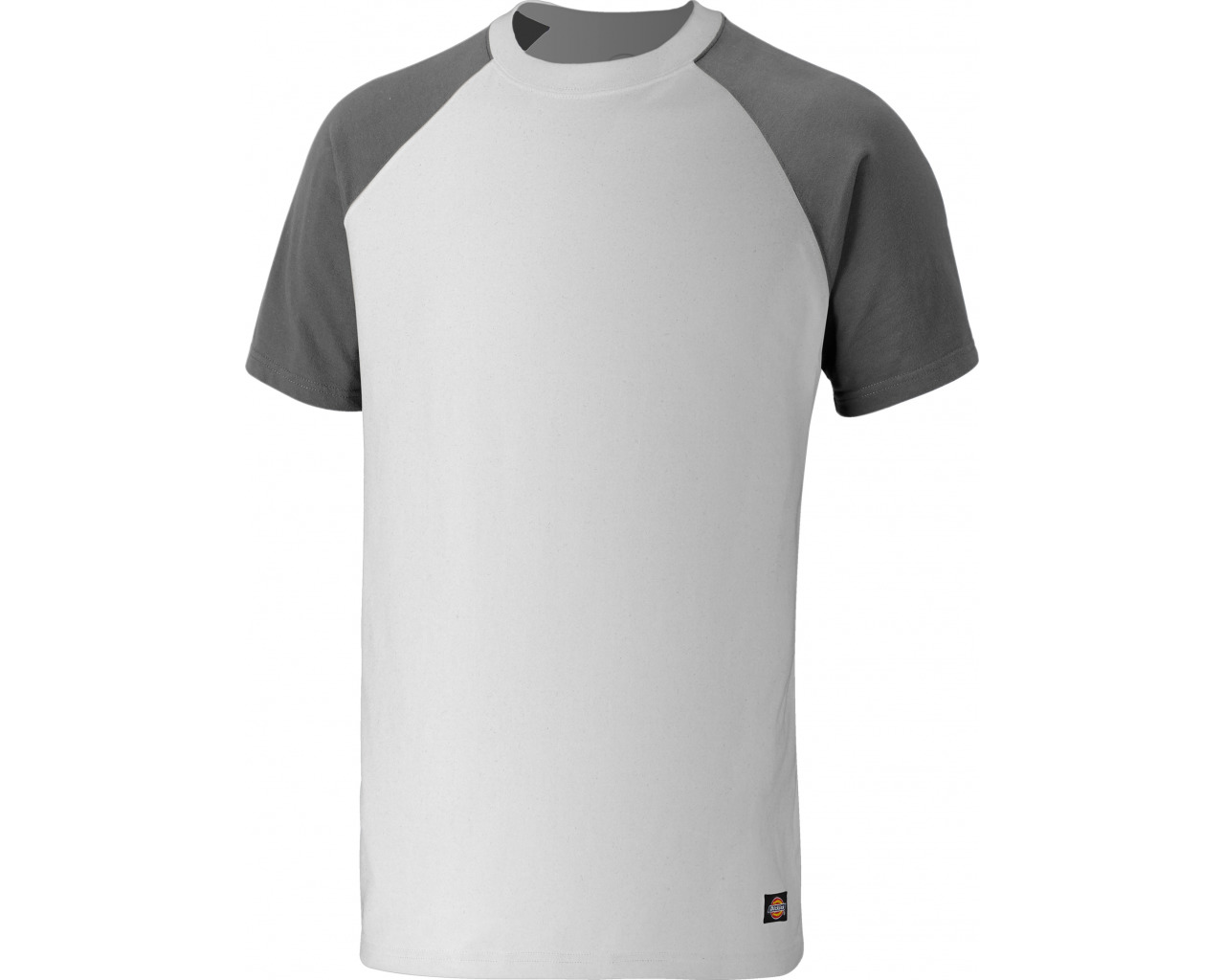 DICKIES T-Shirt Two Tone weiß/grau 100%Baumwolle 180g/m²