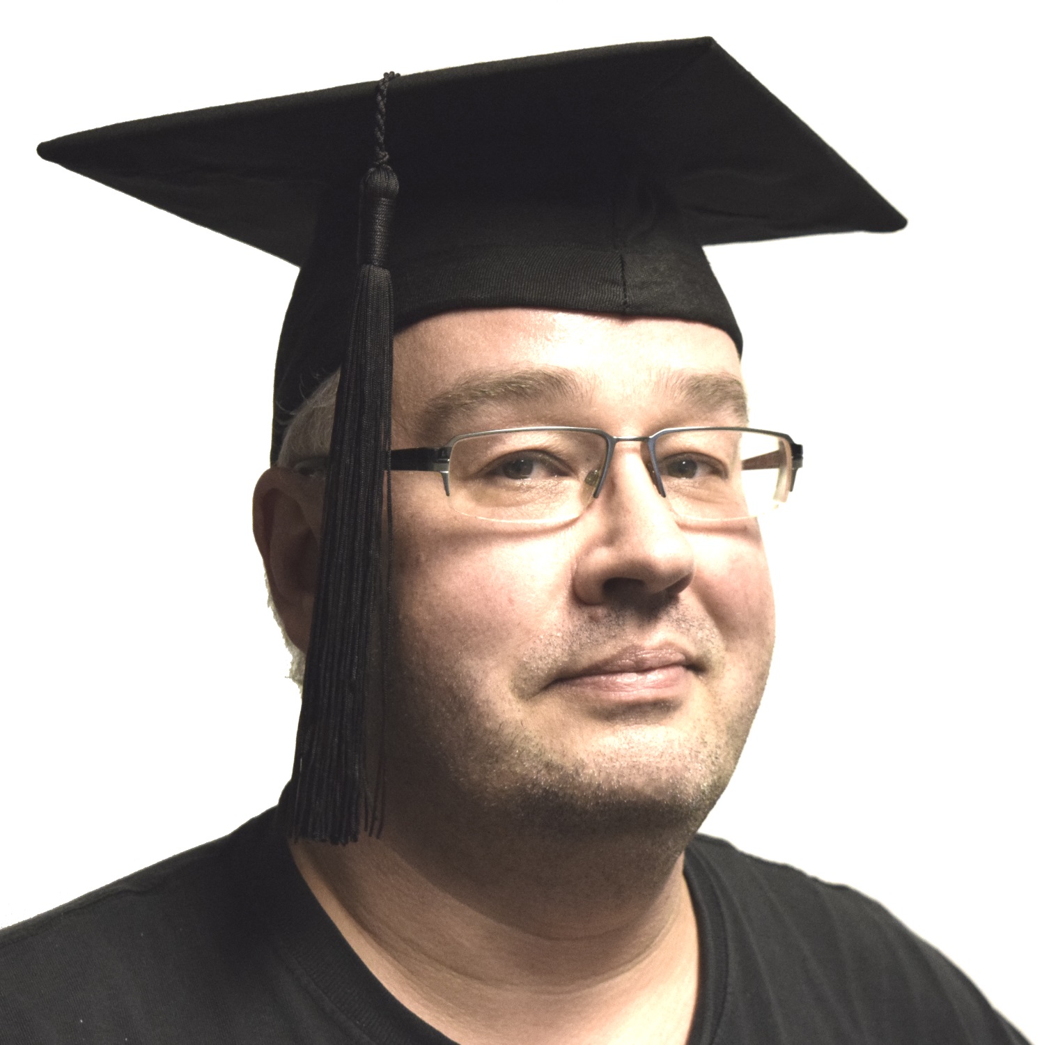 Kokott LUXE Doktorhut Schwarz mit Tassel, Graduation Cap in verschiedenen Größen