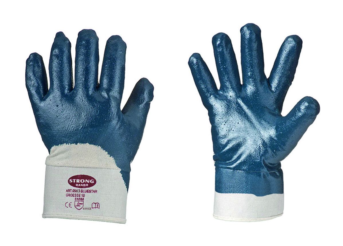 Feldtmann Handschuh Bluestar Nitril blau 