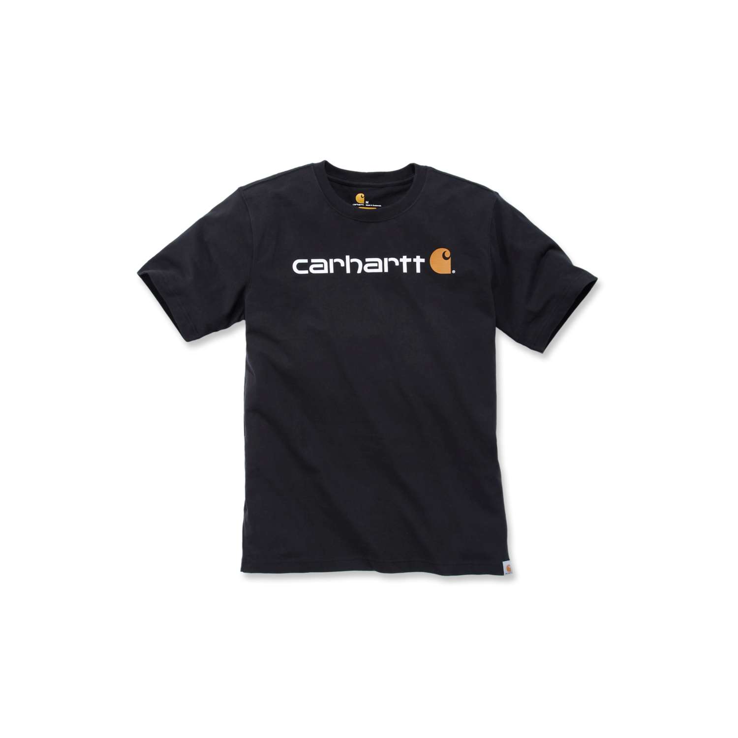 Carhartt Herren T-Shirt, Core Logo Graphic Shirt, Schwarz