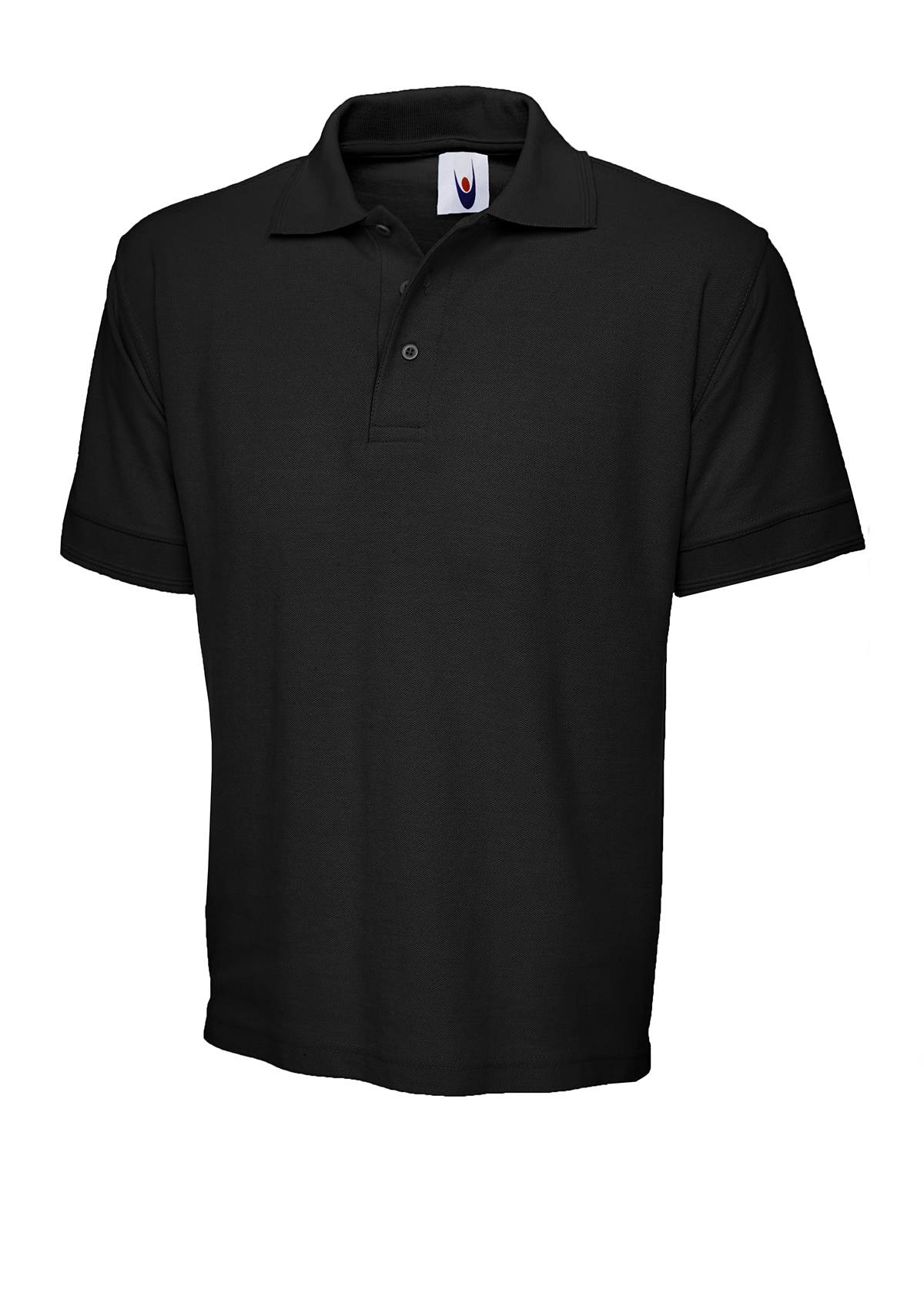 Uneek Herren Premium Poloshirt schwarz